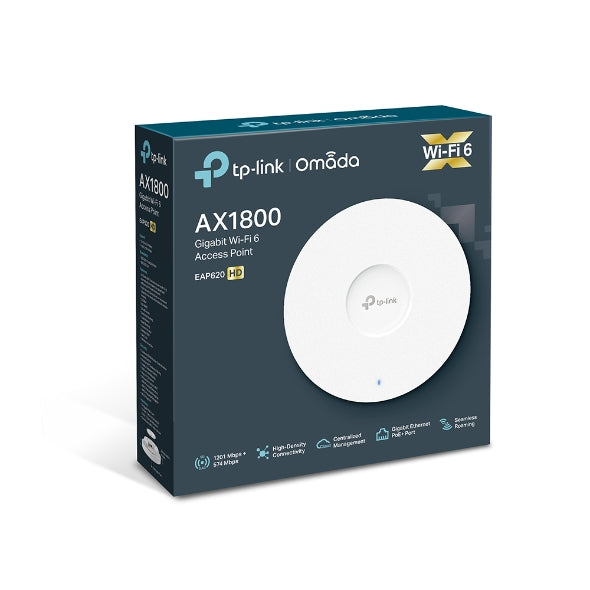 TP-LINK EAP620 HD Omada AX1800 Wireless Dual Band Ceiling Mount Access Point