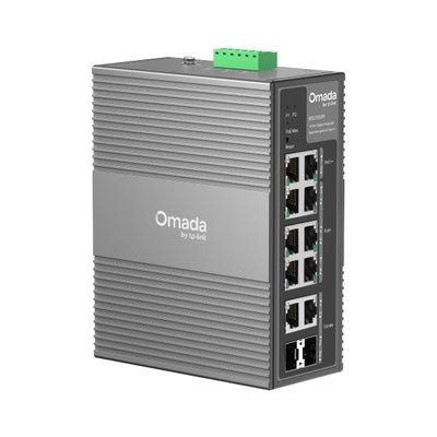 TP-LINK IES210GPP Omada 10-Port Gigabit Industrial Easy Managed Switch with 6-Port PoE+ and 2-Port PoE++
