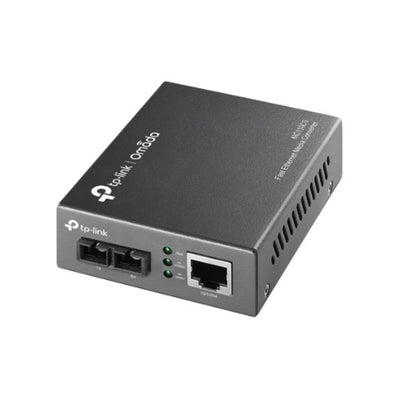 TP-LINK MC110CS 10/100Mbps Single-Mode Media Converter Convert 100BASE-FX Fiber to 100Base-TX Copper Media Extends
