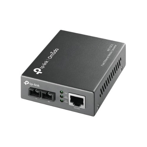 TP-LINK MC110CS 10/100Mbps Single-Mode Media Converter Convert 100BASE-FX Fiber to 100Base-TX Copper Media Extends