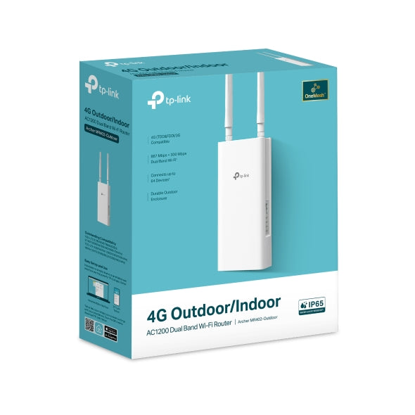 TP-LINK Archer MR402-Outdoor 4G AC1200 Mbps Wi-Fi Outdoor Router