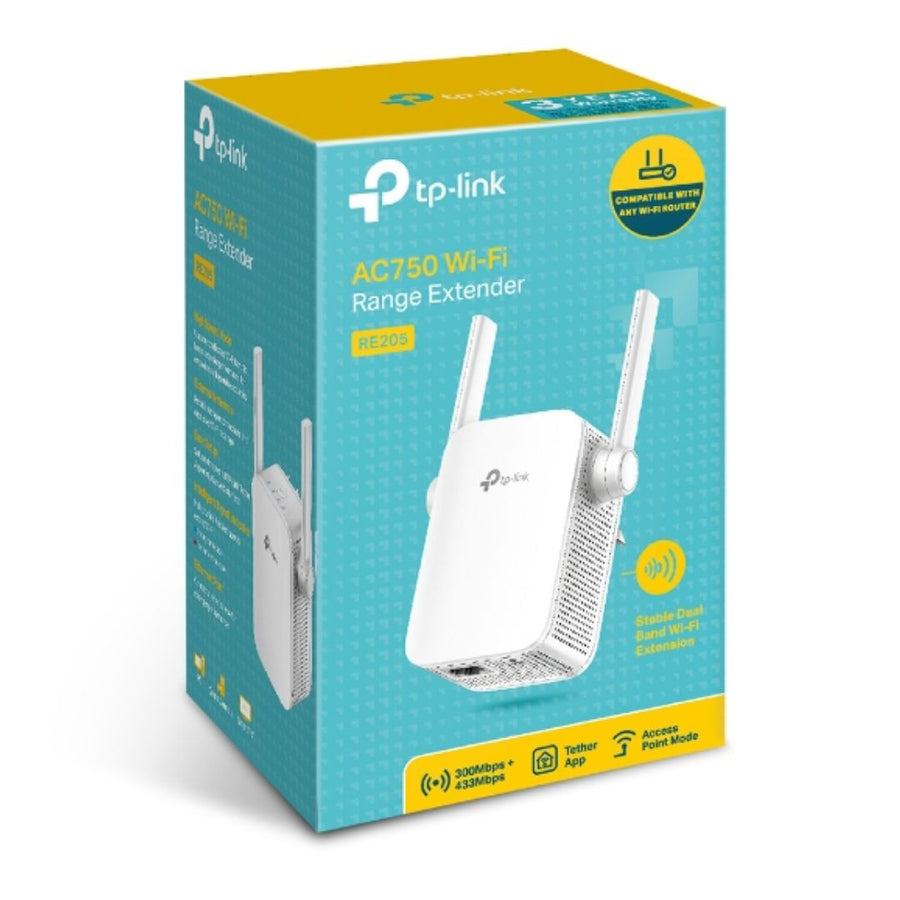 TP-LINK RE205 AC750 Wi-Fi Range Extender