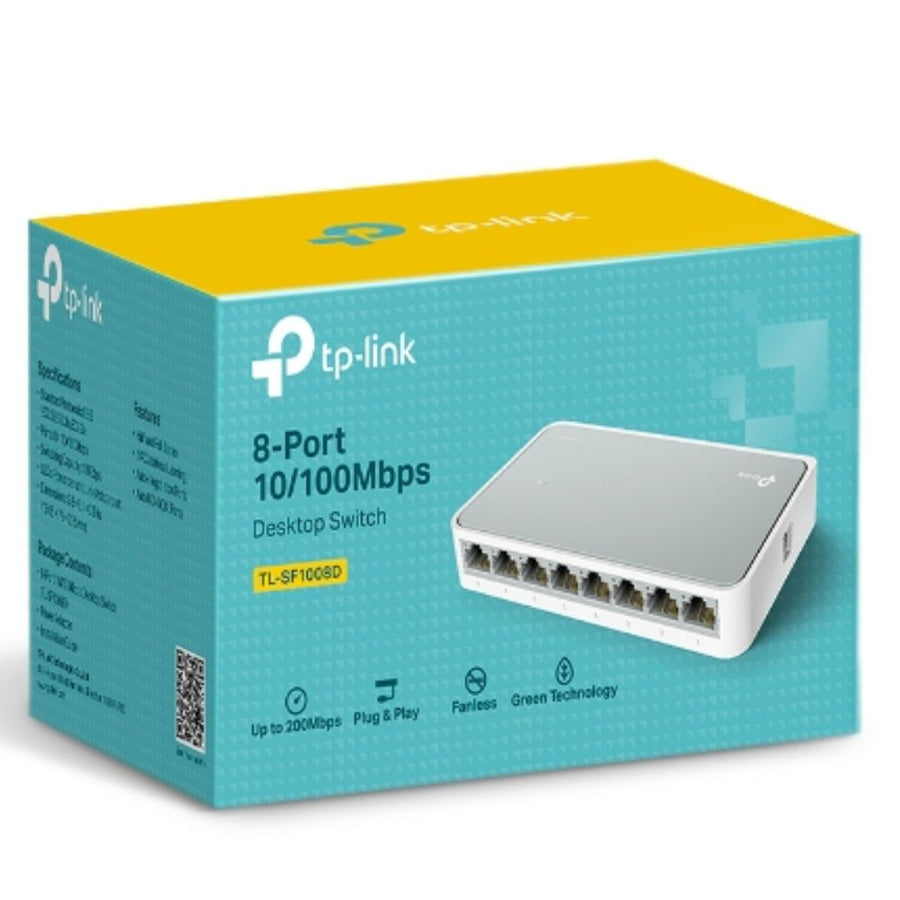 TP-LINK TL-SF1008D 8-port 10/100M Desktop Switch