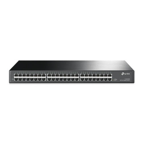 TP-LINK TL-SG1048 48-Port Gigabit Rackmount Switch 19-inch rack-mountable steel case 96Gbps Switching Capacity