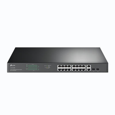 TP-LINK TL-SG1218MP 18-Port Gigabit Rackmount Switch With 16 PoE+ & 2 SFP Slots