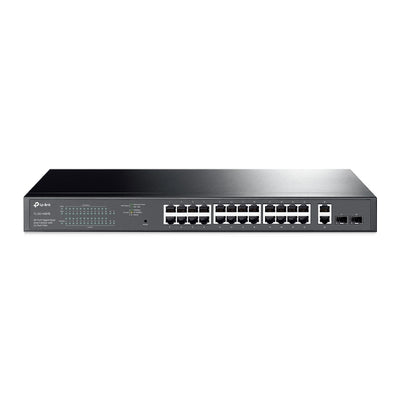 TP-LINK TL-SG1428PE 28-Port Gigabit Easy Smart Switch with 24-Port PoE+ 32xVLAN 56Gbps Switching Capacity Rack