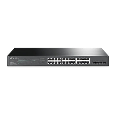 TP-LINK SG2428P JetStream 28-Port Gigabit Smart Switch 24-Port PoE+ 4 Gigabit SFP