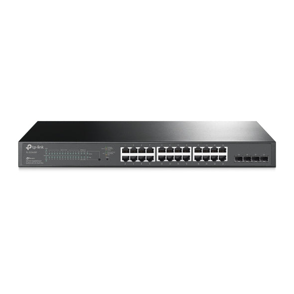 TP-LINK SG2428P JetStream 28-Port Gigabit Smart Switch 24-Port PoE+ 4 Gigabit SFP