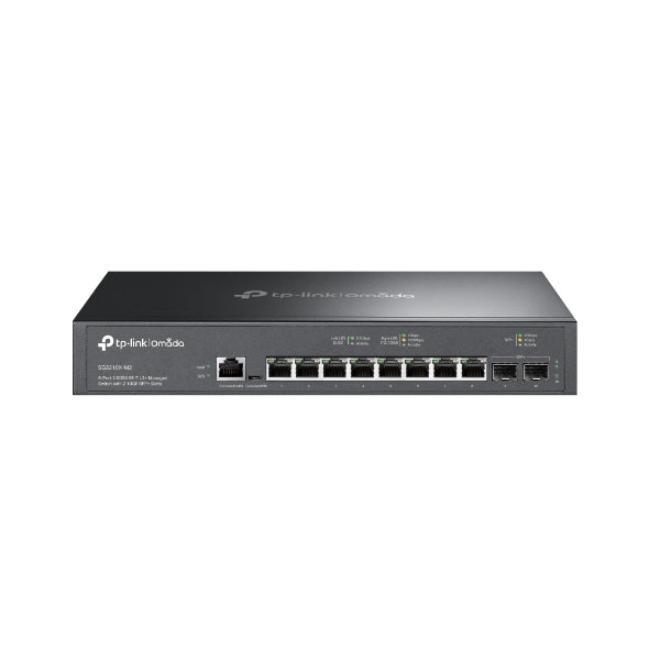 TP-LINK SG3210X-M2 Omada 8-Port 2.5GBASE-T L2+ Managed Switch with 2 10GE SFP+ Slots by Omada SDN