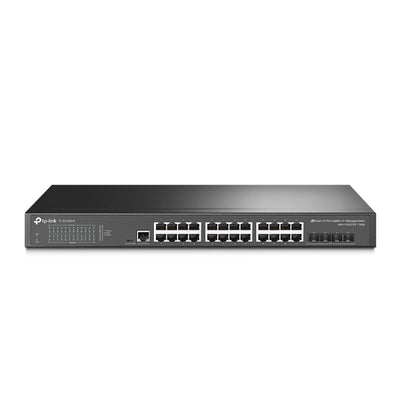 TP-LINK SG3428X JetStream 24-Port Gigabit L2+ Managed Switch with 4 10GE SFP+ Slots IGMP Snooping Omada Rack