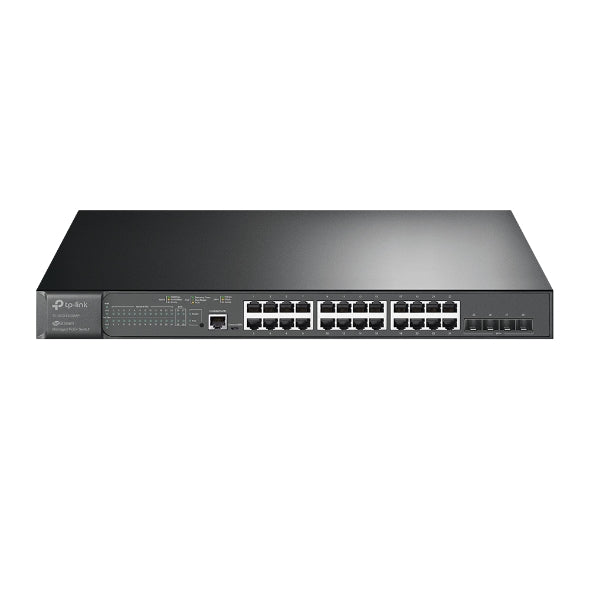 TP-LINK SG3428XMP Omada 24-Port PoE+ Gigabit L2+ Managed Switch with 4 10GE SFP+ Slots