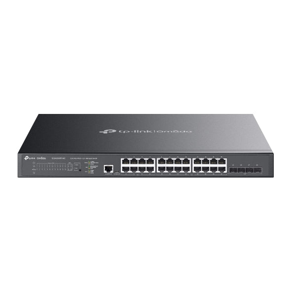 TP-LINK SG3428XPP-M2 Omada 24-Port 2.5GBASE-T and 4-Port 10GE SFP+ L2+ Managed Switch with 16-Port PoE+ & 8-Port
