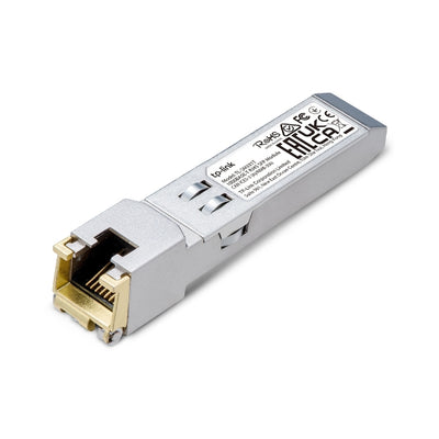 TP-LINK TL-SM331T 1000BASE-T RJ45 SFP Module. 100m Reach Over UTP Cat 5e Or Above Cable