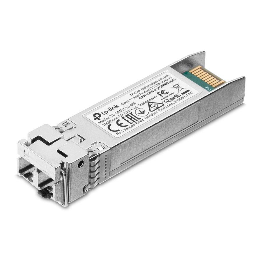 TP-LINK TL-SM5110-SR 10GBase-LR 10GBase-SR SFP+ LC Transceiver Multi Mode Hot-Pluggable Digital Diagnostic