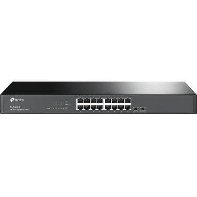 TP-LINK TL-SG1016 16-Port Gigabit Rackmount Unmanaged Switch Energy-efficient Supports MAC 19-inch Rack-mountable