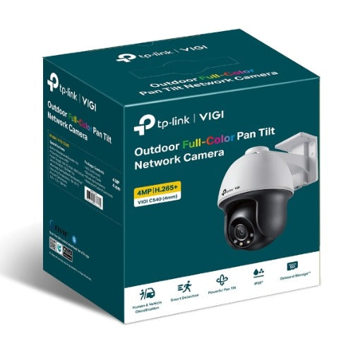 TP-LINK VIGI 4MP C540(4mm) Outdoor Full-Colour Pan Tilt Network Camera