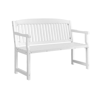 NNEDSZ Outdoor Garden Bench Seat Wooden Chair Patio Furniture Timber Lounge-0