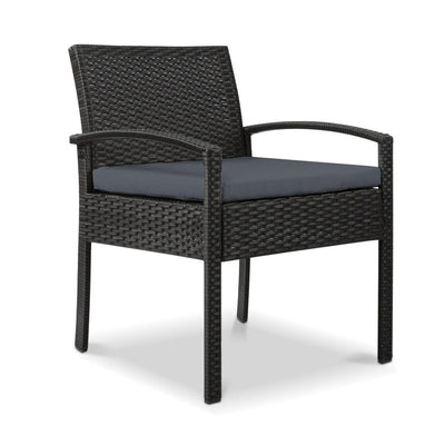 NNEDSZ Furniture Bistro Wicker Chair Black-0