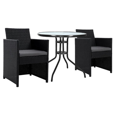 NNEDSZ Patio Furniture Dining Chairs Table Patio Setting Bistro Set Wicker Tea Coffee Cafe Bar Set-0