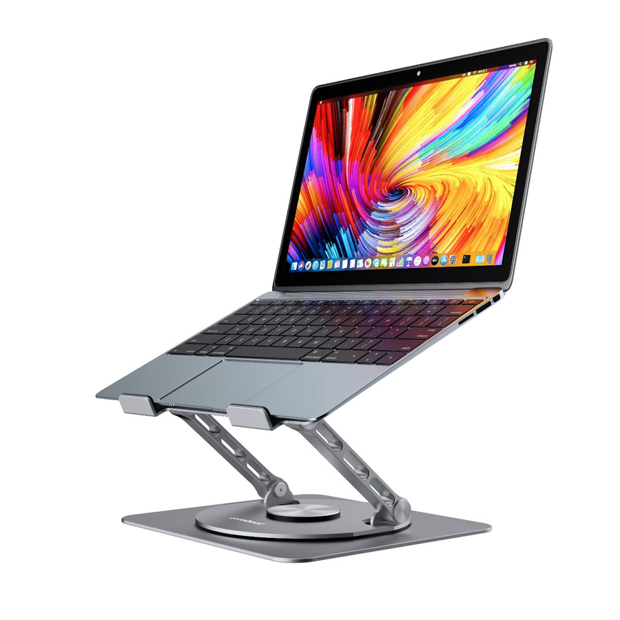 MBEAT® Stage S7 Rotating and Height-Adjustable Laptop Stand - Space Grey Material: Aluminium alloy Package Weight
