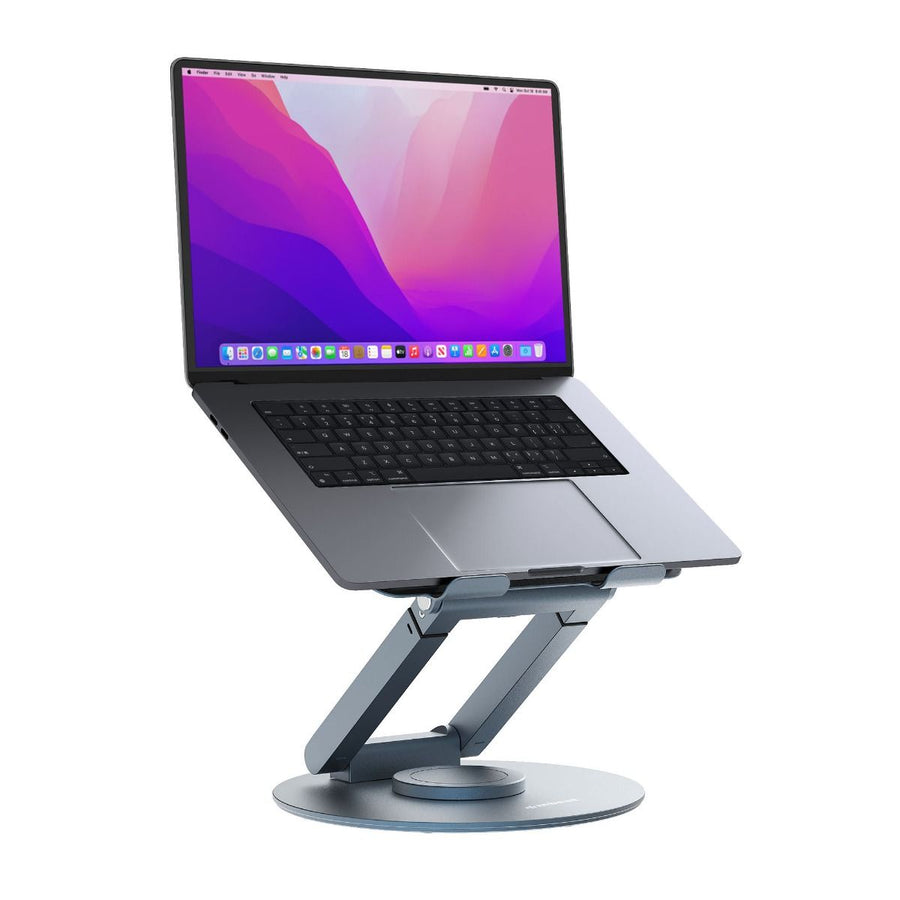 MBEAT® Stage S9 Rotating Laptop Stand with Telescopic Height Adjustment Material: Aluminium Alloy Device Weight