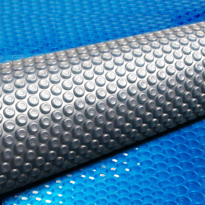 NNEDSZ 9.5M X5M Swimming Pool Cover 400 Micron Outdoor Bubble Blanket-0
