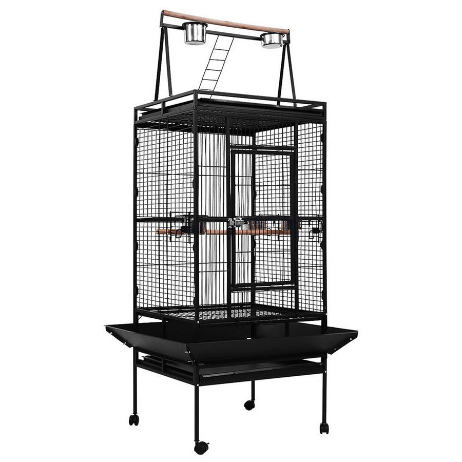 NNEDSZ Bird Cage Pet Cages Aviary 173CM Large Travel Stand Budgie Parrot Toys-0
