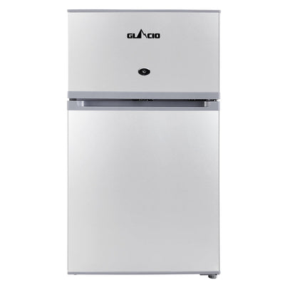 NNEDSZ 65L Portable Fridge Bar Freezer Cooler Upright 12V/24V/240V Caravan Car Silver-0