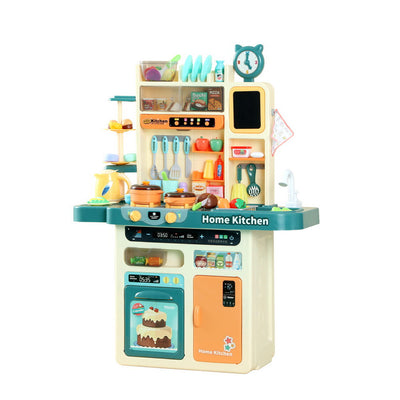 NNEDSZ Kids Kitchen Playset Pretend Play Food Sink Cooking Utensils 73pcs-0