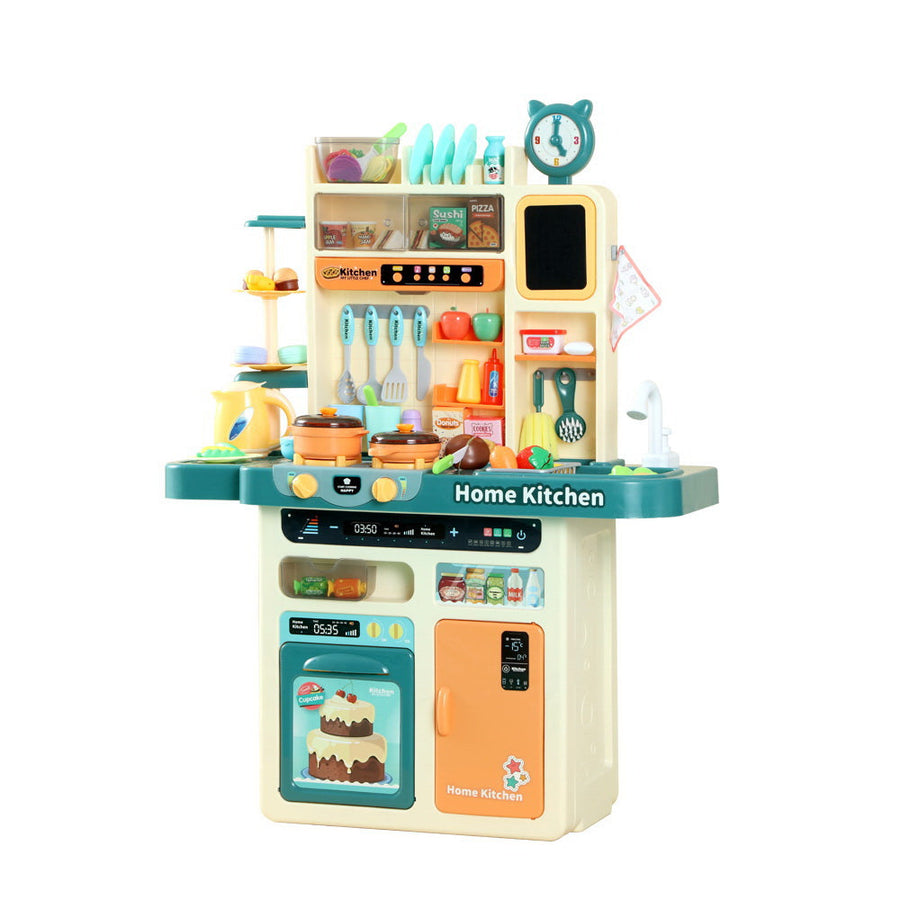 NNEDSZ Kids Kitchen Playset Pretend Play Food Sink Cooking Utensils 73pcs-0