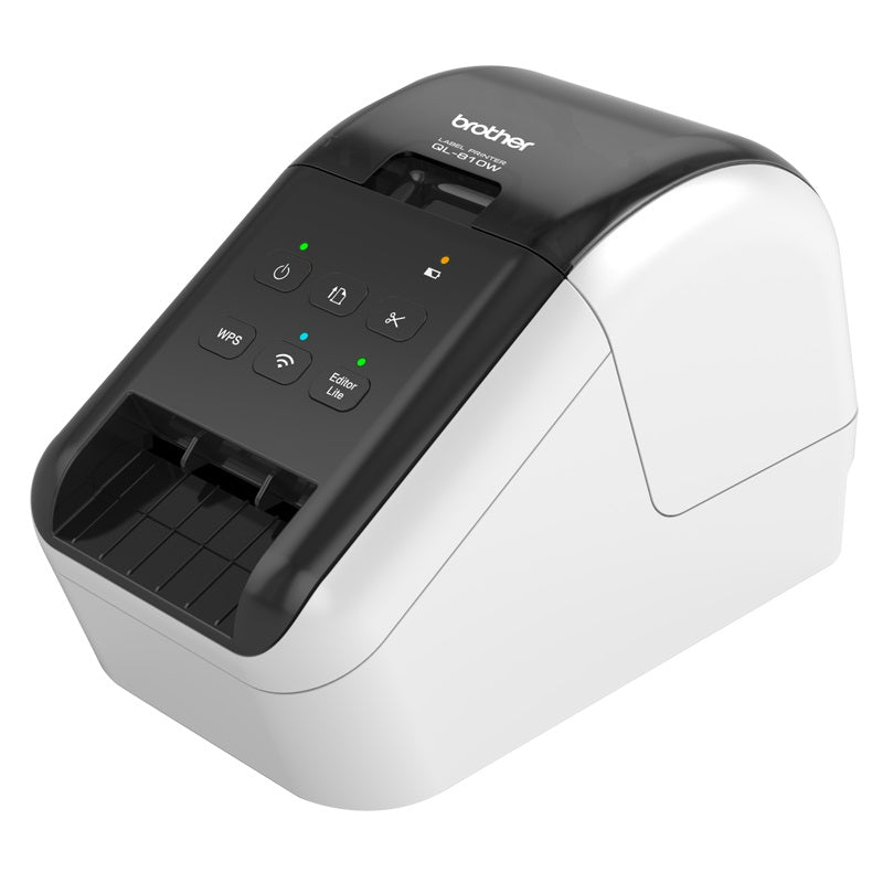 Brother QL-810W Wireless (WiFi) HIGH Speed Label Printer / UP TO 62MM WITH Black/red Printing (*DK-22251 required)