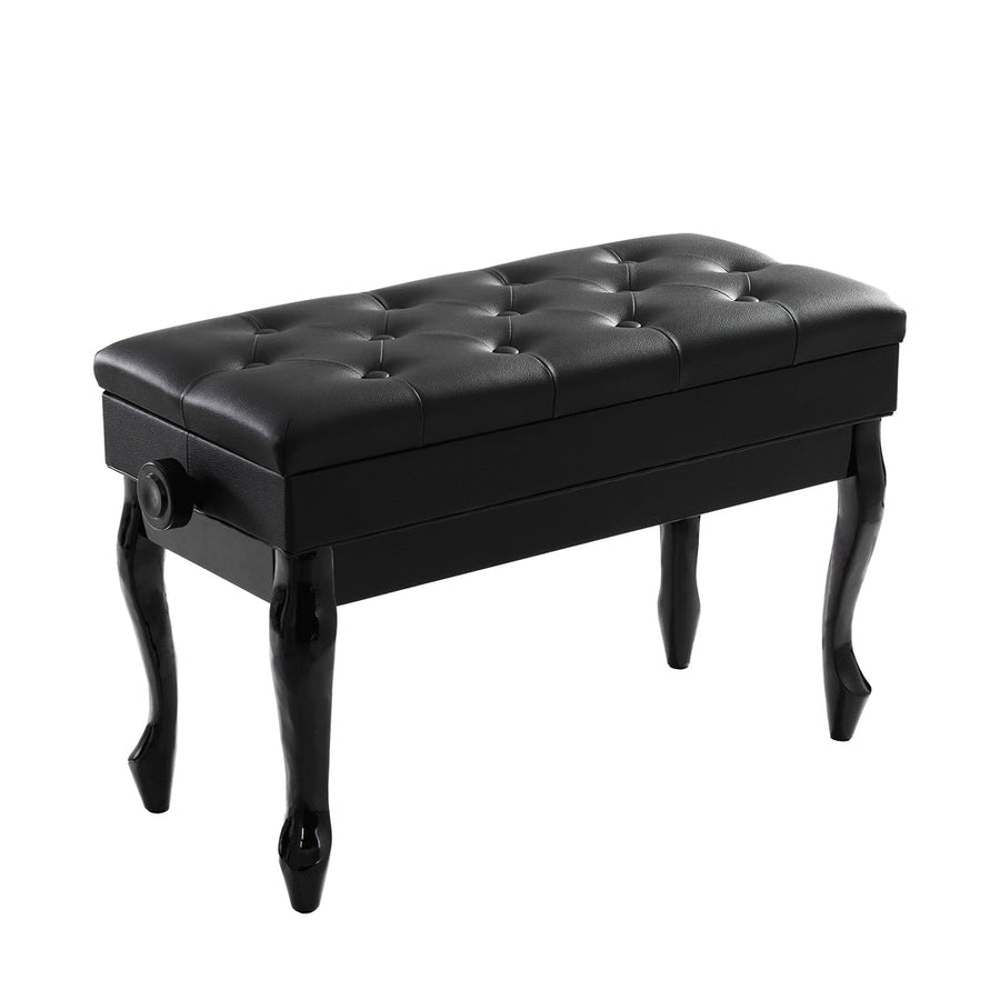 NNEDSZ Alpha Piano Bench Stool Adjustable Height Keyboard Seat-0