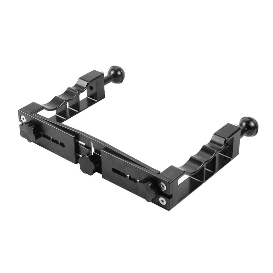 NNEIDS Upgraded Dual Handheld Diving Arm For Underwater Photography-0