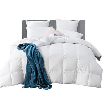 NNEDSZ Bedding Super King Size Goose Down Quilt(700GSM)-0