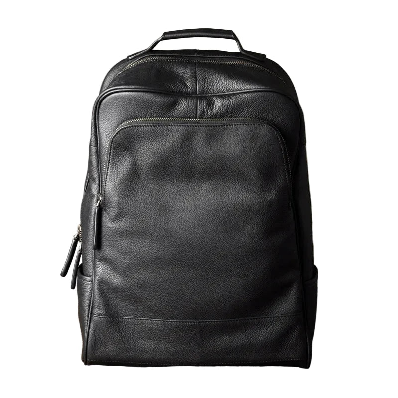 Men's Leather Backpack-0