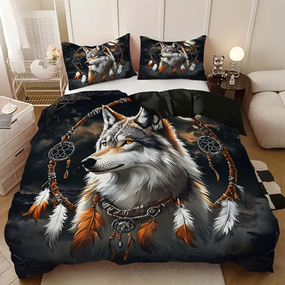 [Elegant Bedding Set] 3D Handsome and Elegant 2pcs/3pcs Duvet Cover Set, 1 Duvet Cover + 1pc/2pcs Pillowcase