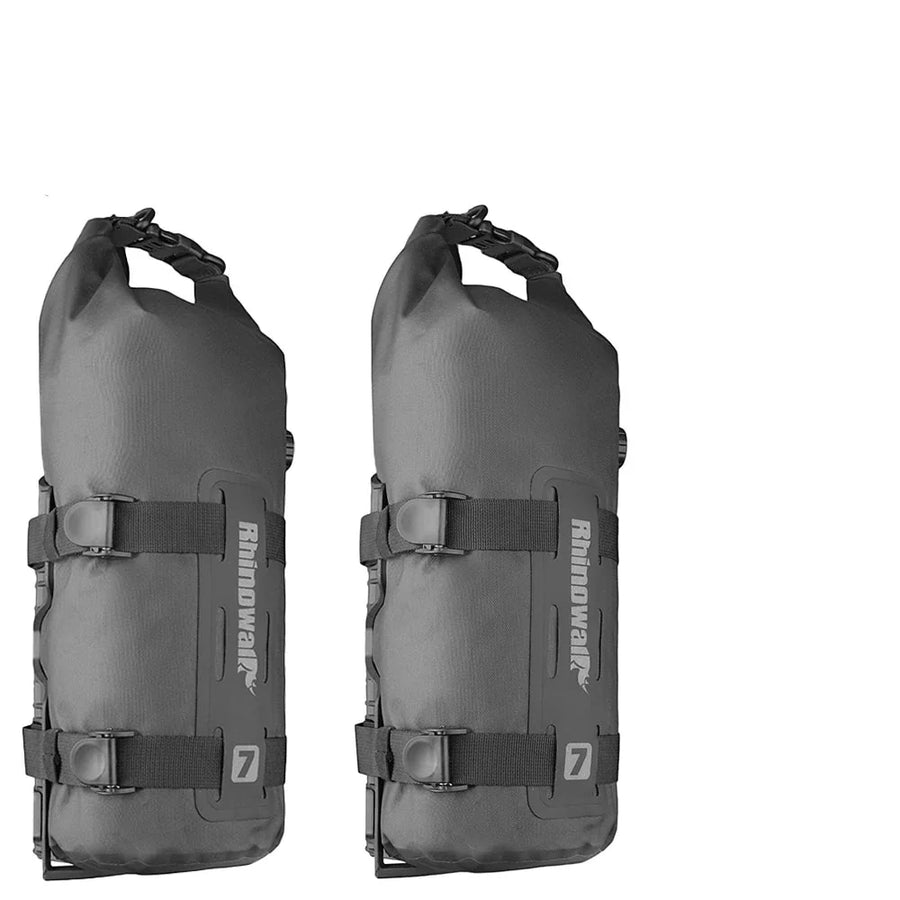NNEOBA Waterproof 4L Bike Front Fork Bag PC Set with Mounting Base Black-0