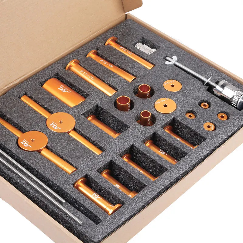 NNEOBA Bike Hub Bearing Installation Removal Tool Cassette Gold-0