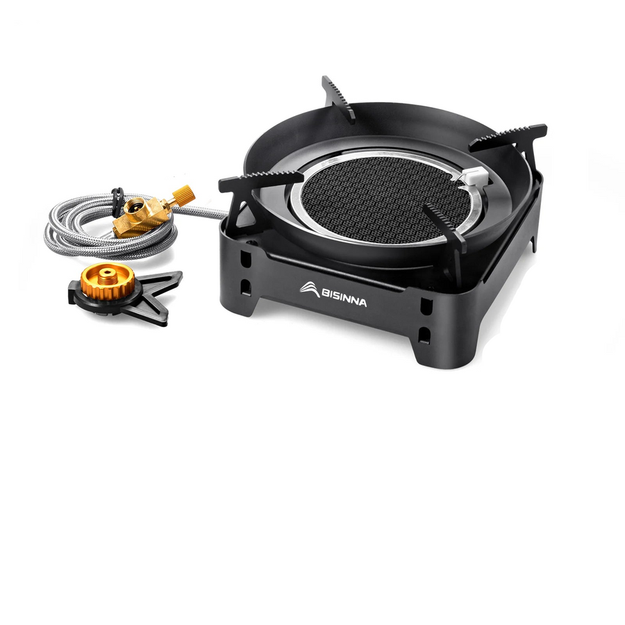 NNEOBA 3600W Infrared Camping Gas Stove Black-0