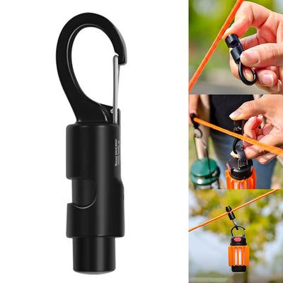 ^#1Pc Camping Gear Durable Aluminum Alloy Tent Windproof Rope Hanger For Outdoor Camping Travel Kit Survival Buckles