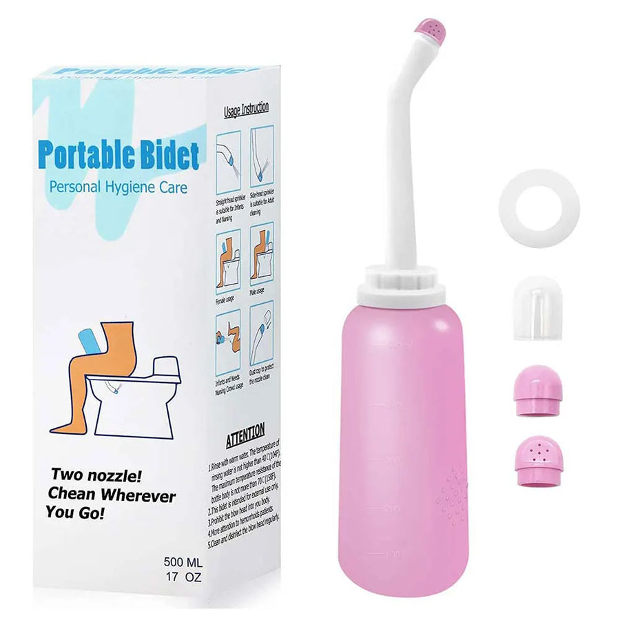 500ML Baby Showers Bidet Mom Peri Bottle for Postpartum Essentials Feminine Care MomWasher for Perineal Recovery Cleansing