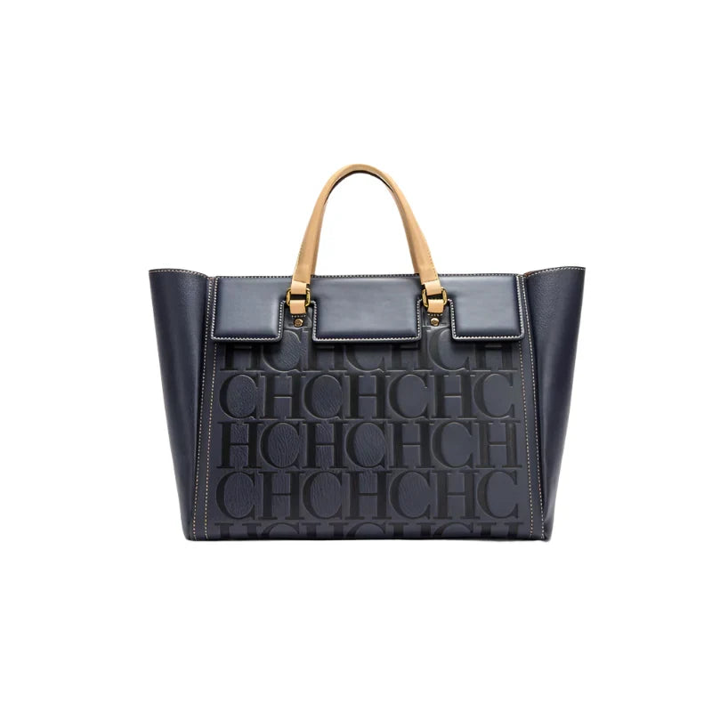 NNEOBA Womens Embossed Business Tote Handbag Wallet-0
