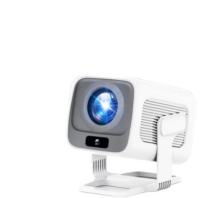 NNEOBA 4K Android Native Portable Projector White-0