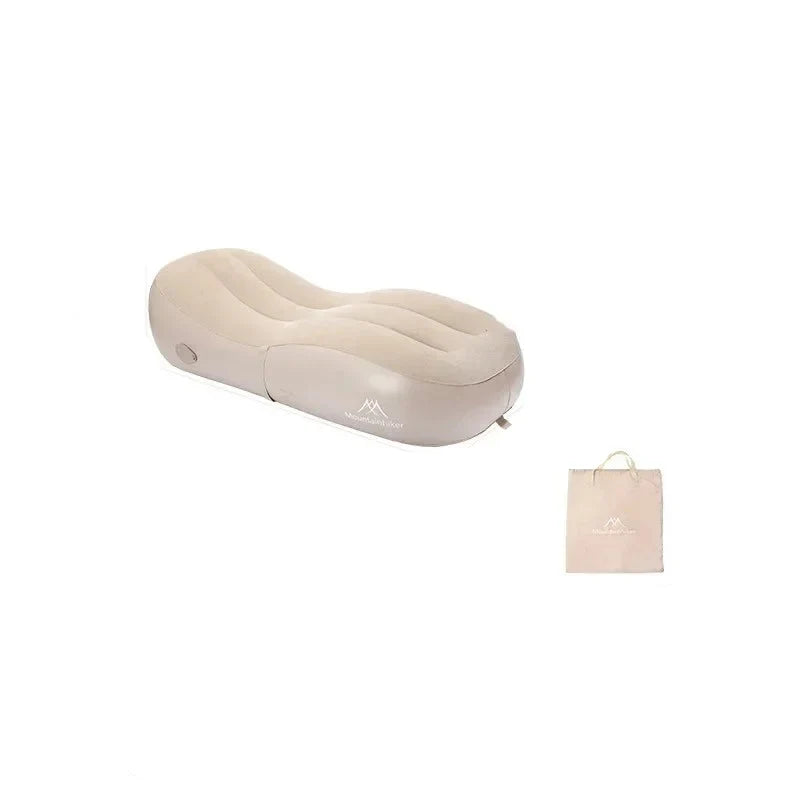 NNEOBA Fast Inflatable Air Sofa Bed Portable Automatic Camping Mattress Khaki-0