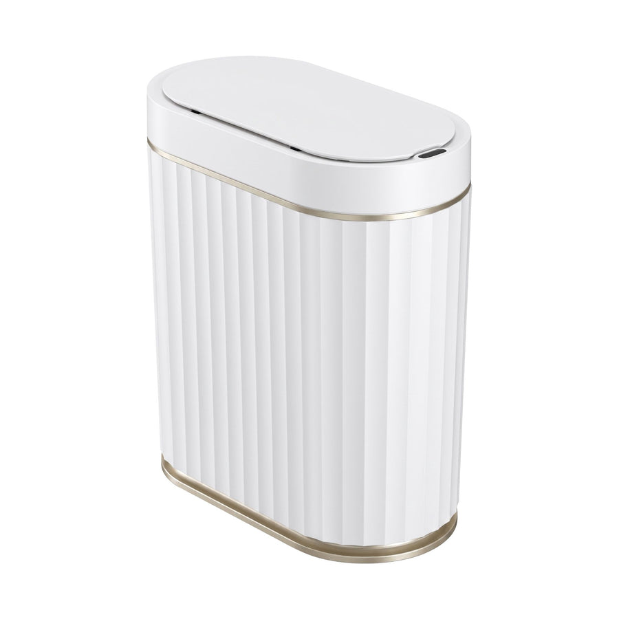 Devanti Sensor Bins 7L Motion Sensor Trash Can Slim Touchless Automatic Waste Bin White