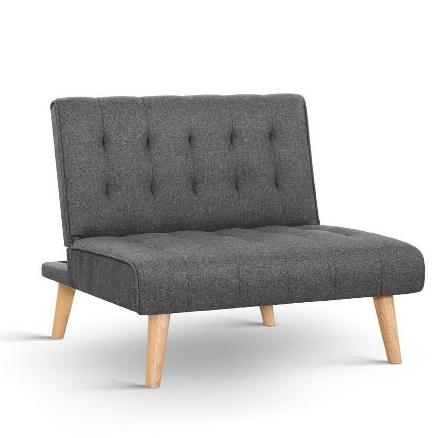 NNEDSZ Sofa Lounge Recliner Chair Futon Couch Single 1 Seater Modular Bed Set-0