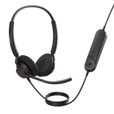 Jabra Engage 40 (Inline Link) MS Teams Dual USB-C/A Corded Headsets