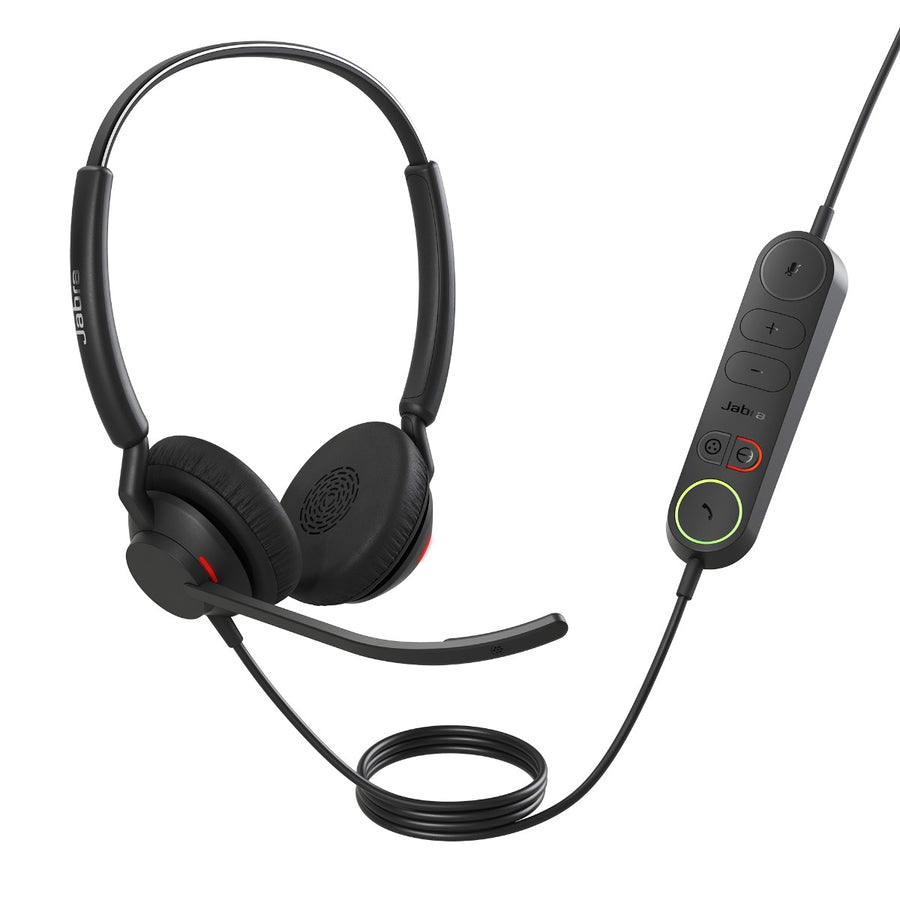 Jabra Engage 40 (Inline Link) UC Dual USB-C/A Corded Headsets