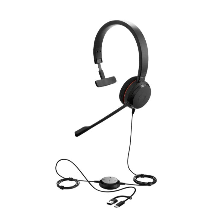 Jabra Evolve 20 SE, USB C/A, MS Mono Headset