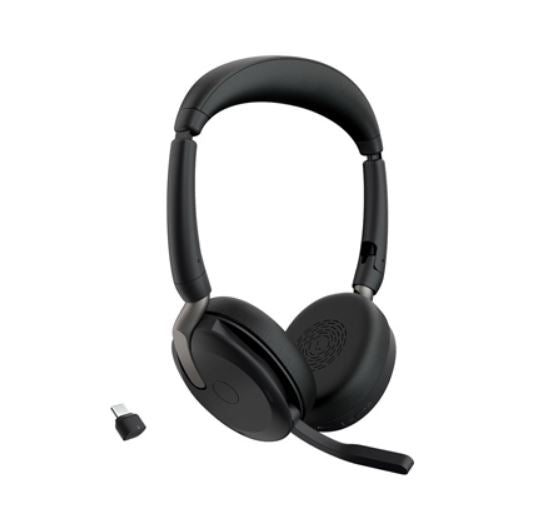 Jabra Evolve2 65 Flex MS Teams, Stereo Bluetooth Headset